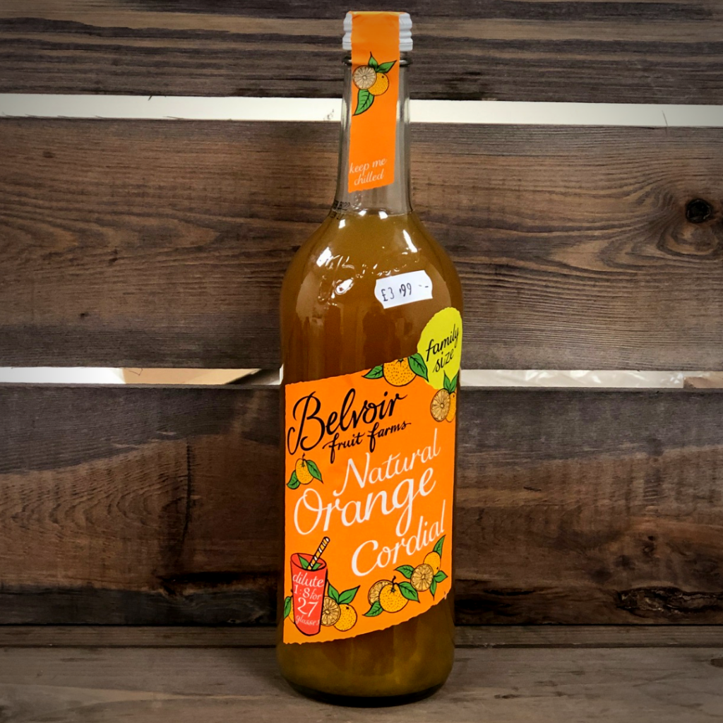 Belvoir Natural Orange Cordial · Essington Farm