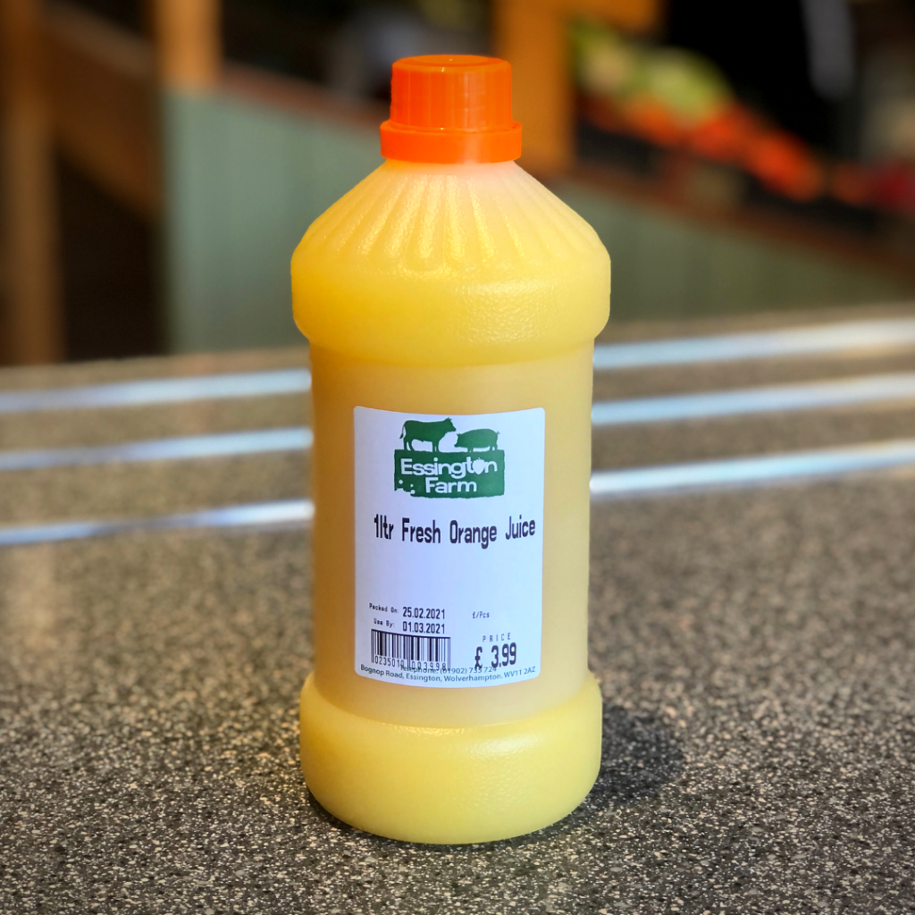 Freshly Squeezed Orange Juice (1 litre) · Essington Farm